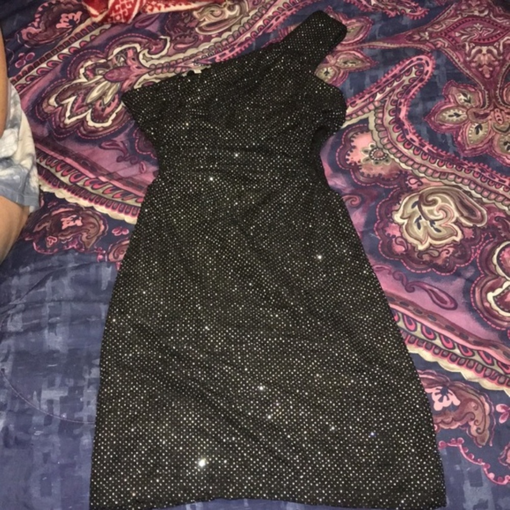 Black Fancy Dress w/ cutouts